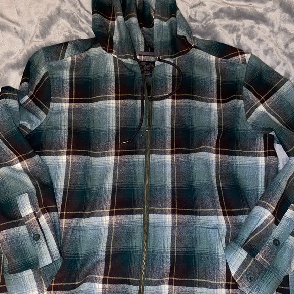 Pendleton Jackets & Blazers - Pendleton Blue and Black Plaid Jacket